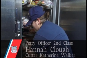 Coast Guard Crew Members Help Stock Other Units