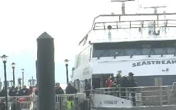 Coast Guard responds Seastreak ferry incident