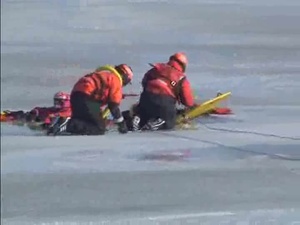 Icy Resolve ice rescue exercise video