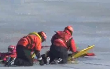 Icy Resolve ice rescue exercise video