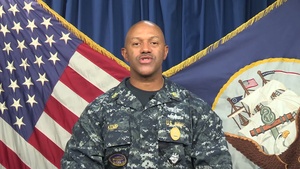 Force Command Master Chief Petty Officer Raymond Kemp