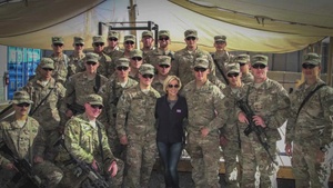 Kellie Pickler USO Tour 2013