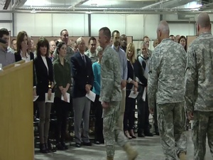 Camp Atterbury Change of Command B-Roll