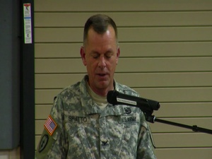 Camp Atterbury Change of Command COL Shatto Remarks