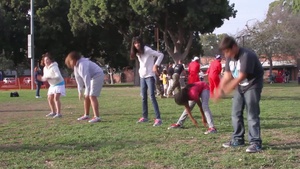 Semper Fidelis All-American Bowl Athletes Give Back to Community