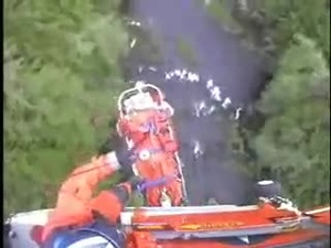 Rescue hoist near Forks, Wash.