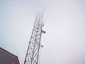 Storm Flag flown during Hurricane Kyle