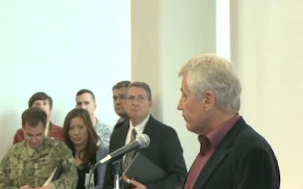 The Secretary of Defense Visits Wounded Warriors (Short Version)