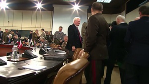 NATO Meetings of the Military Committee in Chiefs of Defense Session B-Roll