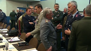 NATO Military Committee in Chiefs of Defense Session Meeting NATO Russia B-Roll