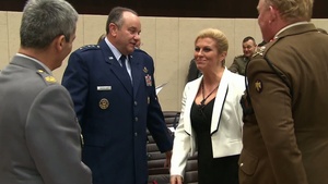NATO Military Committee in Chiefs of Defense Session Meeting ISAF B-Roll