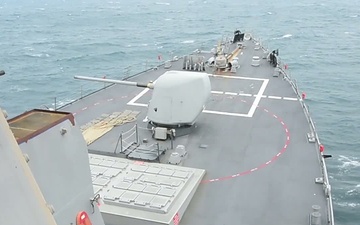 USS Donald Cook (DDG 75) Conducts Live Fire Exercise.