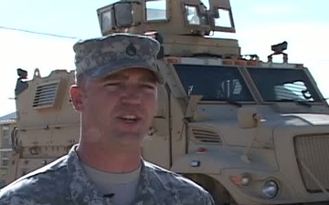 Guard soldiers train Clovis Police Department units on newly acquired MRAP vehicles