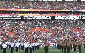Military at the Pro Bowl