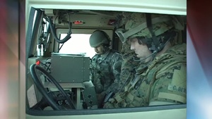 Soldiers Offer MRAP Pointers to Police