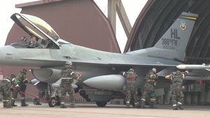 Story - 421st Fighter Squadron F-16s Arrive Osan AFB
