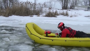 Coast Guard ice rescue techniques