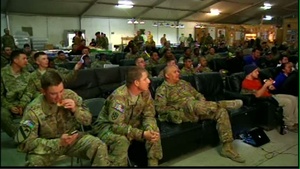 Super Bowl XLVIII Watch Party - reaction shots of the troops - 1