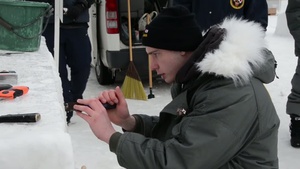 NAF Misawa Wraps Up 5th Day of Snow Sculpture Construction, B-Roll