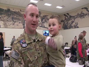 Spc. Peyton Peters - GSAB Returns Home, Interview