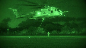 Night Helicopter Insertion Training