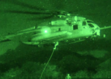 Night Helicopter Insertion Training
