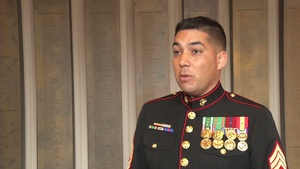 1st Marine Division Band Performs in Escondido, Interview - Martinez