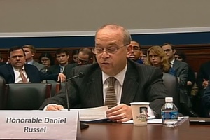Assistant Secretary Daniel Russel speaks at a House Foreign Relations Committee hearing on America’s Future in Asia