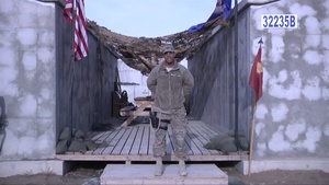 Soldier Sends Minnesota Swarm a Shout Out