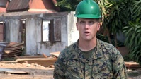U. S. Marines, PLA help build Thai school