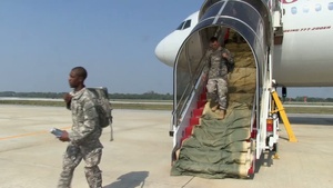 Cobra Gold 2014 Soldiers Arrive at Phitsanulok Airport