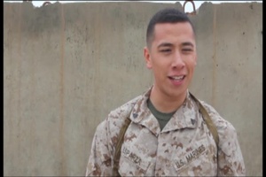 Cpl. Adrian Esparza Valentine's Day greeting