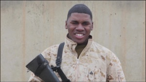 Corporal Devonte Singletary Valentine's Day greeting
