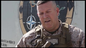Civilian contractor Glen Meadows Valentine's Day greeting