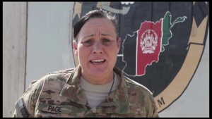 Army CWO 3 Emily Page Valentine's Day greeting
