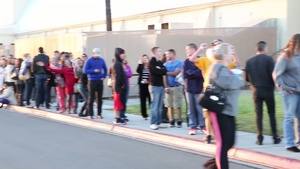 Pompeii actors visit MCAS Miramar