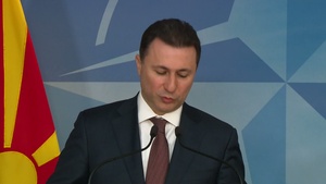 NATO Secretary General Anders Fogh Rasmussen, Prime Minister Nikola Gruevski North Atlantic Council Meeting