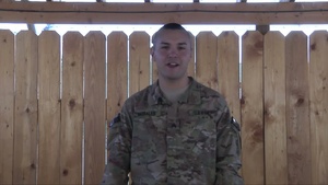 Sgt. Steve Morales' Message Home