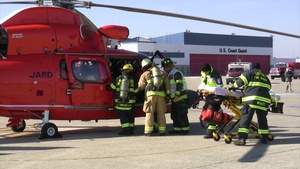 U.S. Coast Guard - N.J. Air National Guard Air Mishap Exercise B-Roll