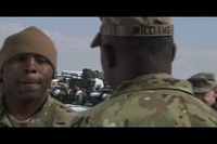Commander of the 1st Sustainment Command (Theater) Visits Bagram Airfield