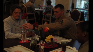 6th District Marines Celebrate Valentine's Day with Elders