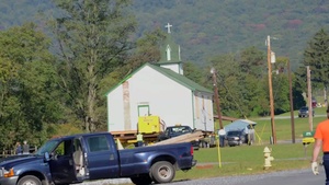 Fort Indiantown Gap Chapel Move-Time-Lapse