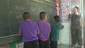 Marines Teach English