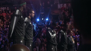 Military Personnel Attend The 2014 NBA All-Star Game