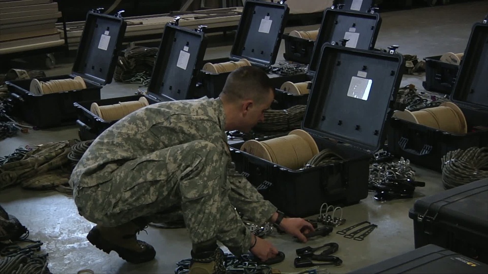 DVIDS Video Army Mountaineering Kit Fielding, BRoll