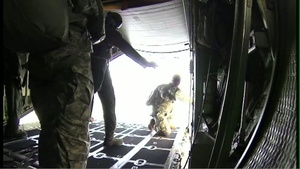 Special Forces Perform Airborne Water Jump