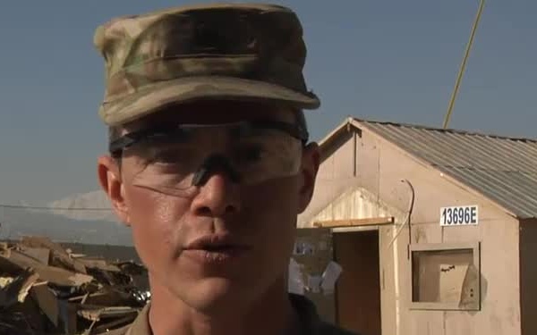 Shout out from SGT Sakelakos at Bagram Air Field