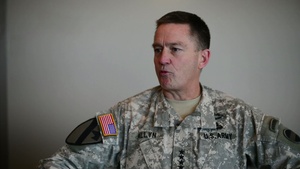 FORSCOM Commanding General, Gen. Daniel Allyn, visits with FEMA region X Adjutants General