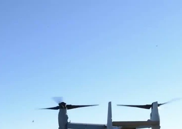 B-ROLL of MV-22 and U.S. and French Marines during a bilateral training engagement