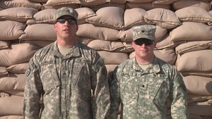 SGT Schrader & SPC Manley Colorado Avalanche Shout Out